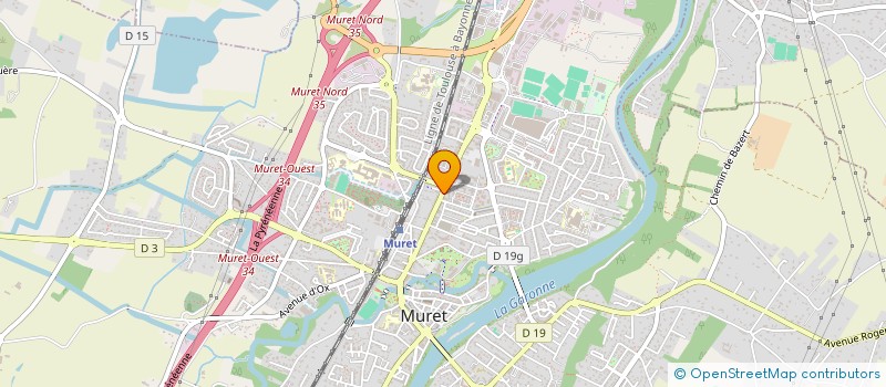 localisation de l'entreprise MONSIEUR ABDELBASSET RAHMANI  MURET