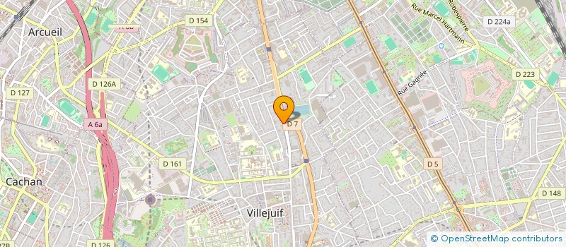 localisation de l'entreprise MONSIEUR ABDELBERI BELHAJ  VILLEJUIF