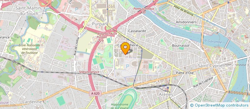 localisation de l'entreprise MONSIEUR ABDELCHACOUR ADAM HAROUN  TOULOUSE