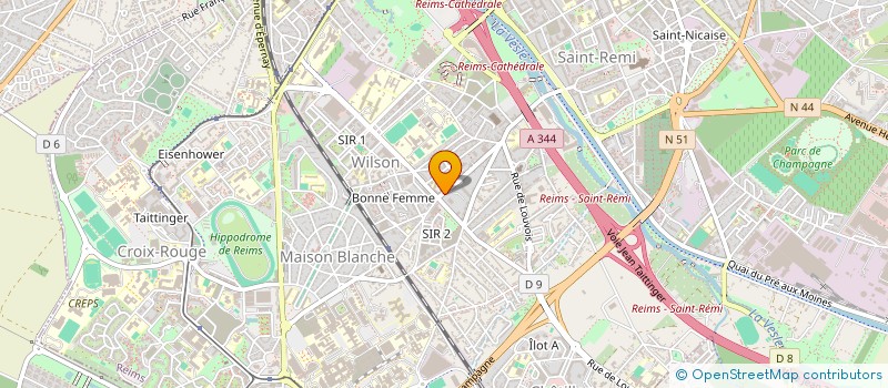 localisation de l'entreprise MONSIEUR ABDELDJALIL ACHOUR AOUL  REIMS