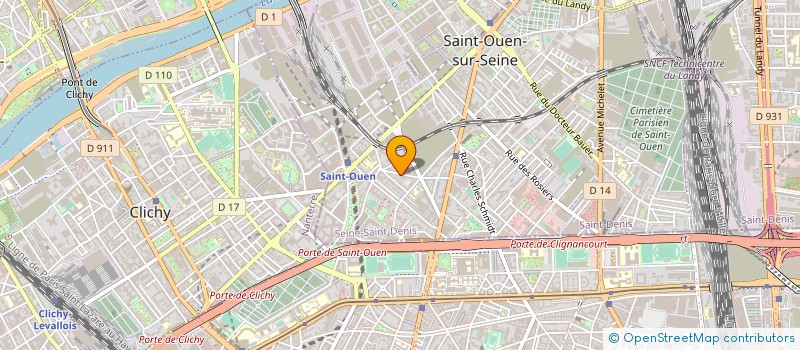 localisation de l'entreprise MONSIEUR ABDELDJALIL ALOUACHE à SAINT-OUEN-SUR-SEINE