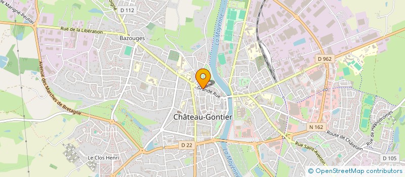 localisation de l'entreprise MONSIEUR ABDELDJALIL BELLILI  CHATEAU-GONTIER-SUR-MAYENNE