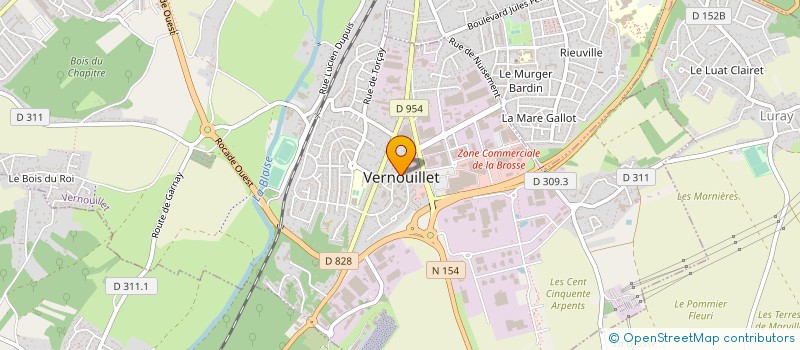 localisation de l'entreprise MONSIEUR ABDELDJALIL BOUDERBAL à VERNOUILLET