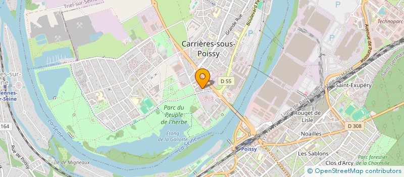 localisation de l'entreprise MONSIEUR ABDELDJALIL HARRAT  CARRIERES-SOUS-POISSY