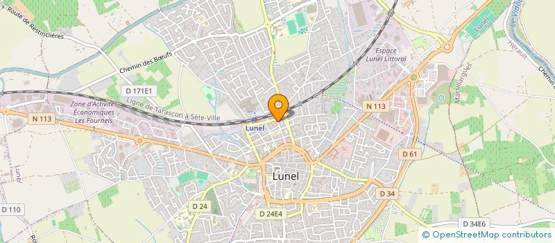 localisation de l'entreprise MONSIEUR ABDELDJALIL HOCINE  LA GRANDE-MOTTE