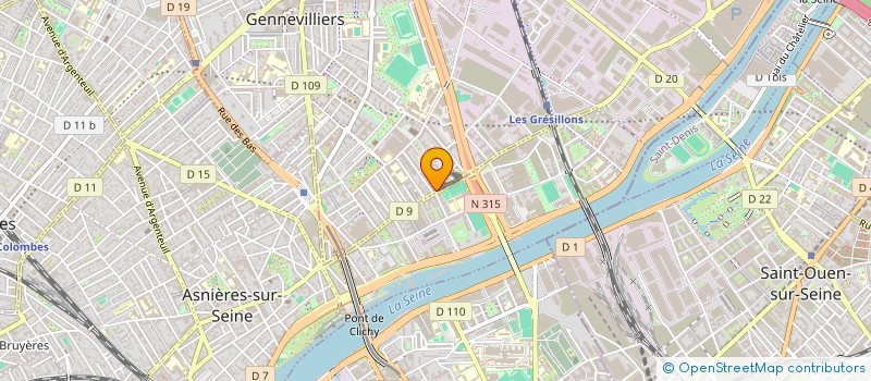 localisation de l'entreprise MONSIEUR ABDELDJALIL MEGUEHOUT à GENNEVILLIERS