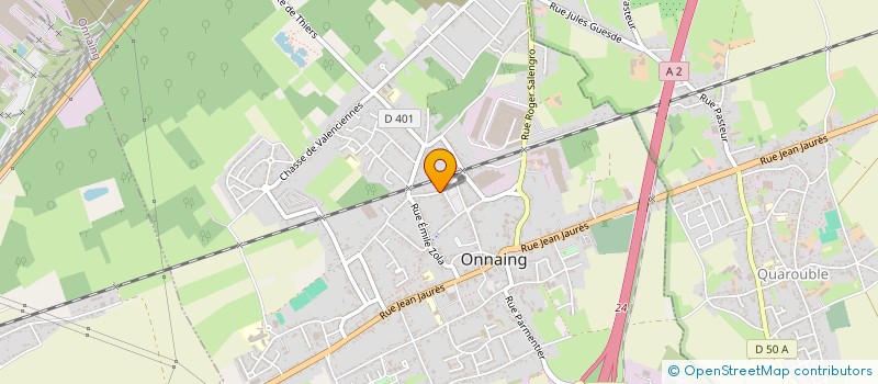 localisation de l'entreprise MONSIEUR ABDELDJALIL OUBIRI  ONNAING