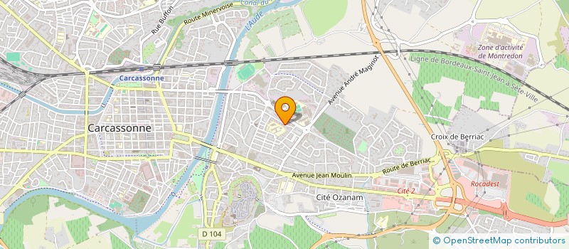 localisation de l'entreprise MONSIEUR ABDELDJALIL TEFIANI BRAHAMI à CARCASSONNE