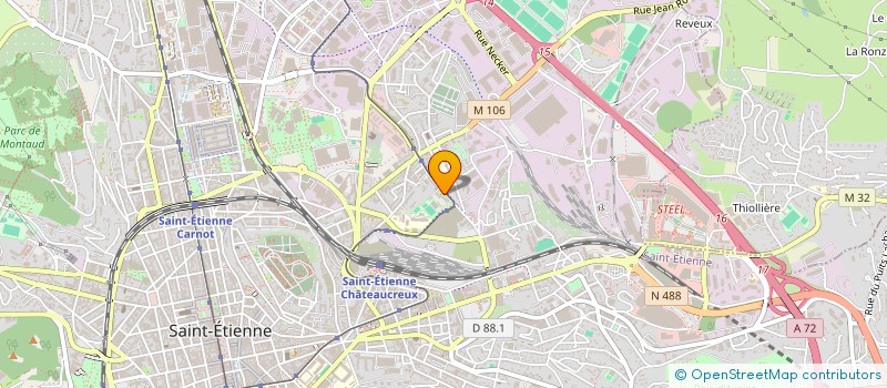 localisation de l'entreprise MONSIEUR ABDELDJALIL TOUATI  SAINT-ETIENNE