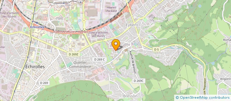 localisation de l'entreprise MONSIEUR ABDELDJALLIL MAGUENNI  EYBENS