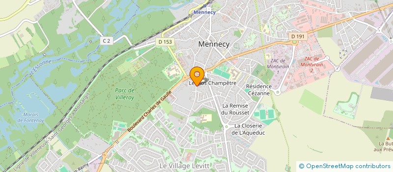 localisation de l'entreprise MONSIEUR ABDELEKARIM LATTAB à MENNECY