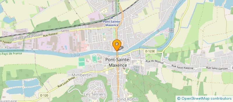 localisation de l'entreprise MONSIEUR ABDELFADEL OUTALEB  PONT-SAINTE-MAXENCE