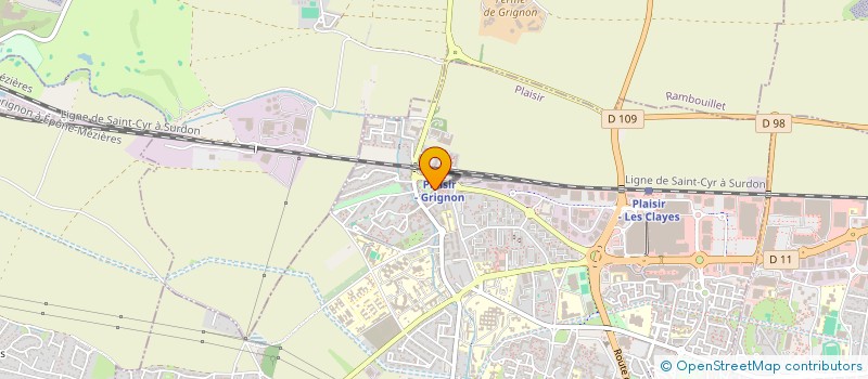 localisation de l'entreprise MONSIEUR ABDELFADIL BOUMHIDI  PLAISIR