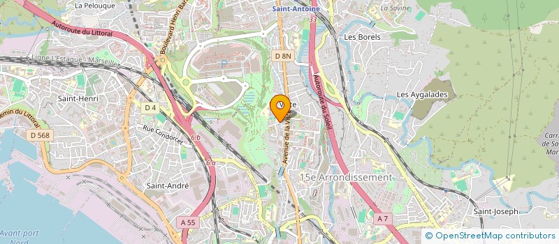localisation de l'entreprise MONSIEUR ABDELFATAH KERDJA à MARSEILLE 15EME