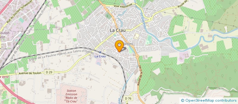 localisation de l'entreprise MONSIEUR ABDELFATAH SAIDI à LA CRAU