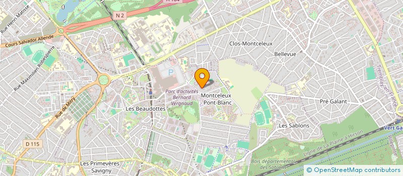 localisation de l'entreprise MONSIEUR ABDELFATAH TILFANI à SEVRAN