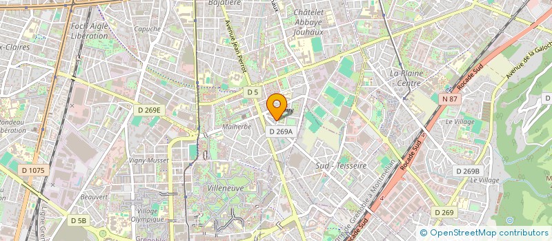 localisation de l'entreprise MONSIEUR ABDELFATEH SALEM  GRENOBLE