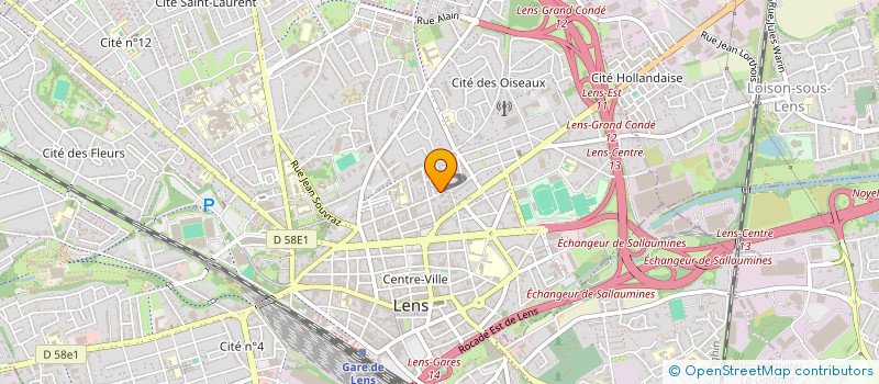 localisation de l'entreprise MONSIEUR ABDELFATTAH ABARJI  LENS