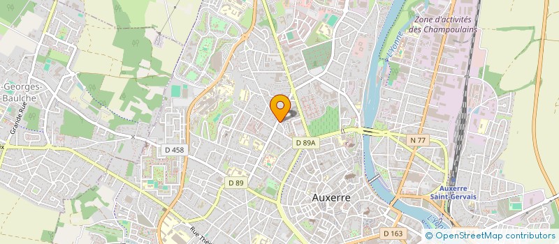 localisation de l'entreprise MONSIEUR ABDELFATTAH BEN MOUSSA à AUXERRE
