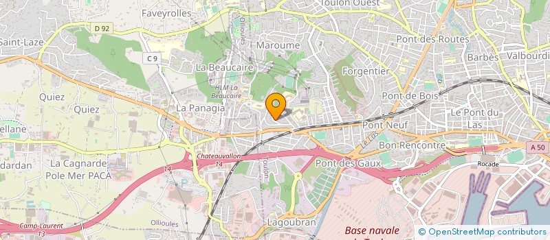 localisation de l'entreprise MONSIEUR ABDELFATTAH CHERIF à TOULON