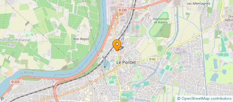 localisation de l'entreprise MONSIEUR ABDELFATTAH DEROUICH  LE PONTET