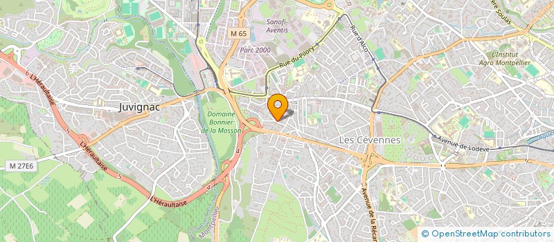 localisation de l'entreprise MONSIEUR ABDELFATTAH EL RHORFI  MONTPELLIER