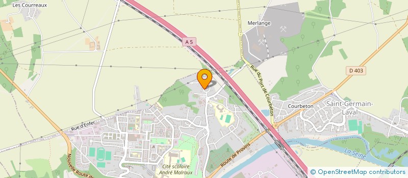 localisation de l'entreprise MONSIEUR ABDELFATTAH ELOUADI  MONTEREAU-FAULT-YONNE