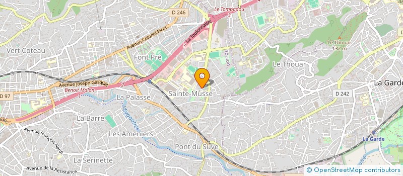 localisation de l'entreprise MONSIEUR ABDELFATTAH GHALLOUSSI à TOULON