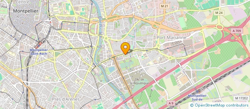 localisation de l'entreprise MONSIEUR ABDELFATTAH KETTAB à MONTPELLIER