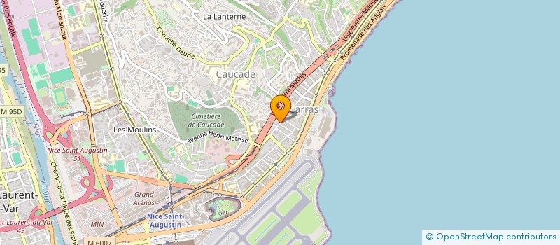 localisation de l'entreprise MONSIEUR ABDELFATTAH MKHININI à NICE