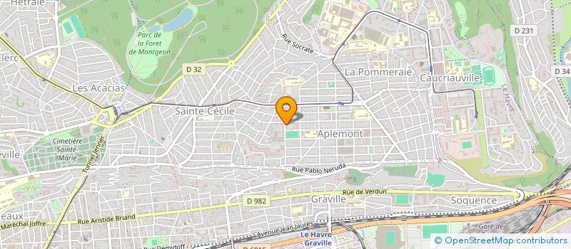 localisation de l'entreprise MONSIEUR ABDELFATTEH KARDEMIN  LE HAVRE