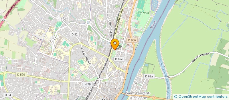 localisation de l'entreprise MONSIEUR ABDELFETAH DOUKHI à MACON