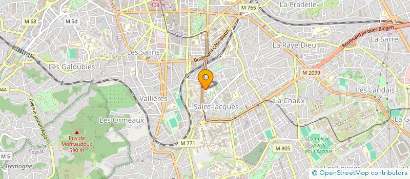 localisation de l'entreprise MONSIEUR ABDELFETTAH BENGHRIB  CLERMONT-FERRAND