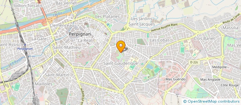 localisation de l'entreprise MONSIEUR ABDELFETTAH BERREBBAH  PERPIGNAN