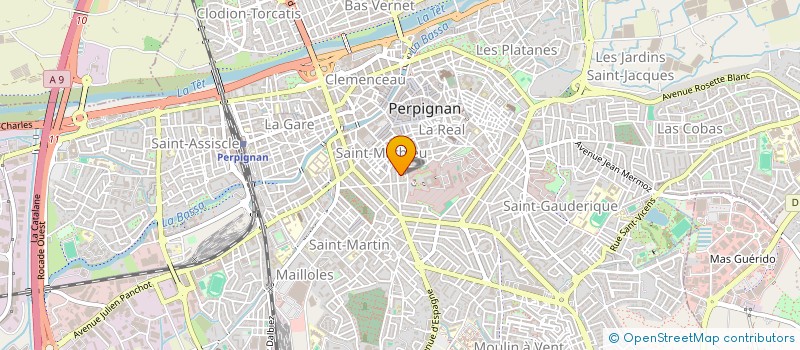 localisation de l'entreprise MONSIEUR ABDELFETTAH EL HAMDANI  PERPIGNAN