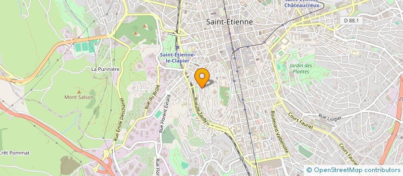 localisation de l'entreprise MONSIEUR ABDELFETTAH FAROUQ  SAINT-ETIENNE