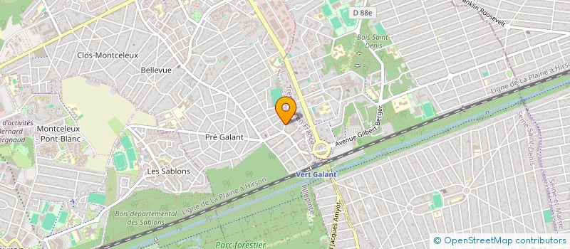 localisation de l'entreprise MONSIEUR ABDELFETTAH SEFRAOUI à VILLEPINTE