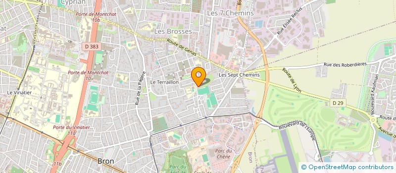 localisation de l'entreprise MONSIEUR ABDELFETTAH TEBRI à BRON