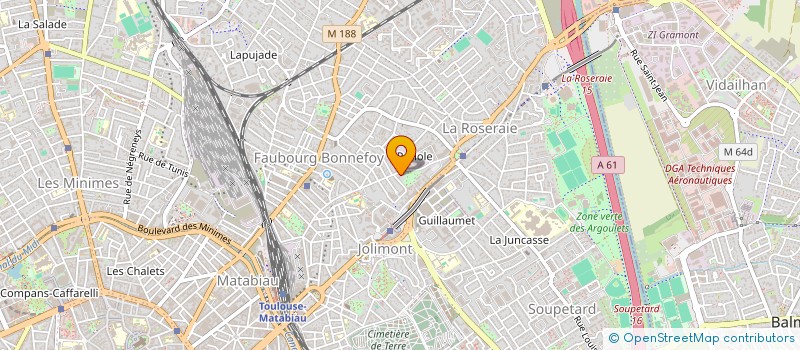 localisation de l'entreprise MONSIEUR ABDELFETTEH ALLAGUI à TOULOUSE