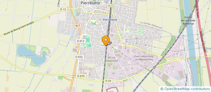 localisation de l'entreprise MONSIEUR ABDELFID CHLOUD à PIERRELATTE