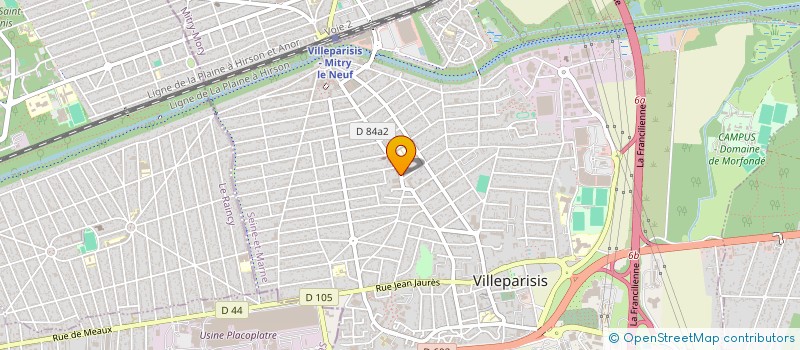 localisation de l'entreprise MONSIEUR ABDELGHAFOUR BOUCHEKRINE  VILLEPARISIS