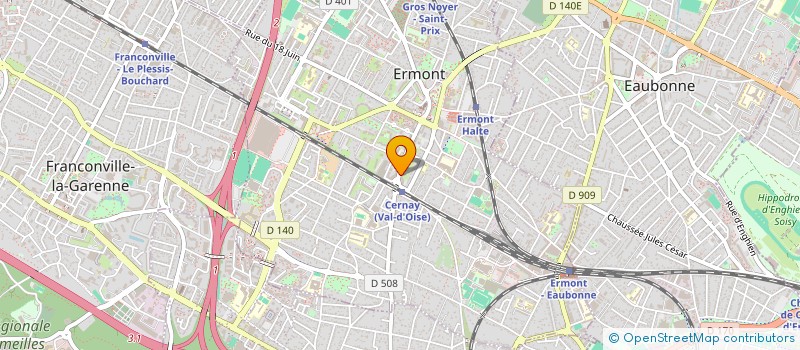 localisation de l'entreprise MONSIEUR ABDELGHANI ABADI  ERMONT