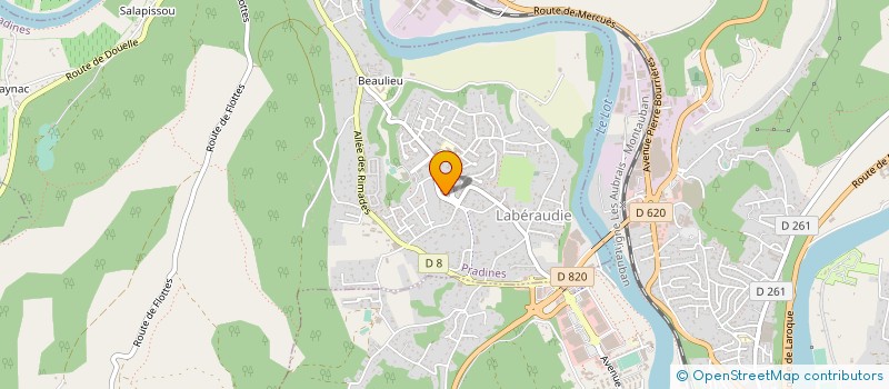 localisation de l'entreprise MONSIEUR ABDELGHANI AYOUCHI  PRADINES