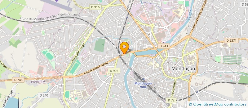 localisation de l'entreprise MONSIEUR ABDELGHANI BELLOUL  MONTLUCON