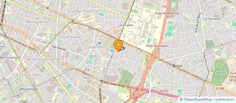 localisation de l'entreprise MONSIEUR ABDELGHANI BENACER à BRON