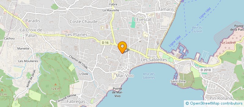 localisation de l'entreprise MONSIEUR ABDELGHANI BENLABED à LA SEYNE SUR MER
