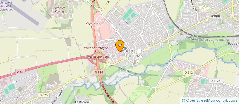 localisation de l'entreprise MONSIEUR ABDELGHANI BENNOUR  BRETTEVILLE-SUR-ODON