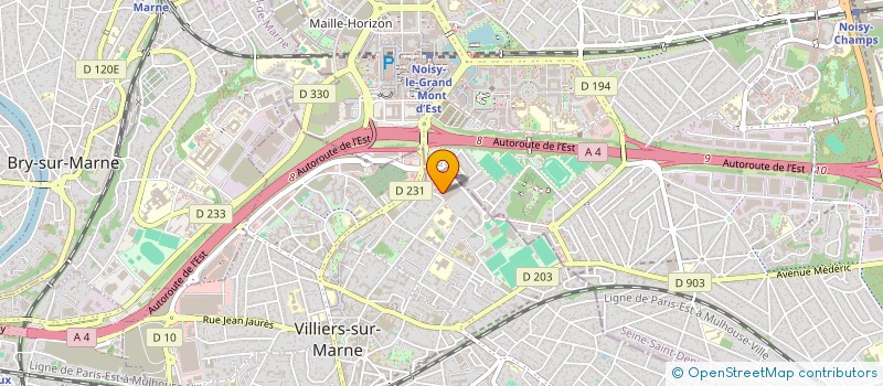 localisation de l'entreprise MONSIEUR ABDELGHANI BOUDJAOUI à VILLIERS-SUR-MARNE