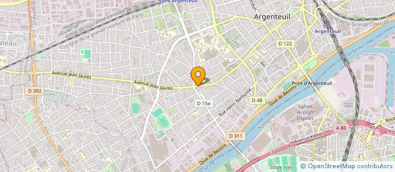 localisation de l'entreprise MONSIEUR ABDELGHANI BOUKHENIFA  ARGENTEUIL