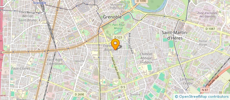 localisation de l'entreprise MONSIEUR ABDELGHANI BOUTARFA à GRENOBLE